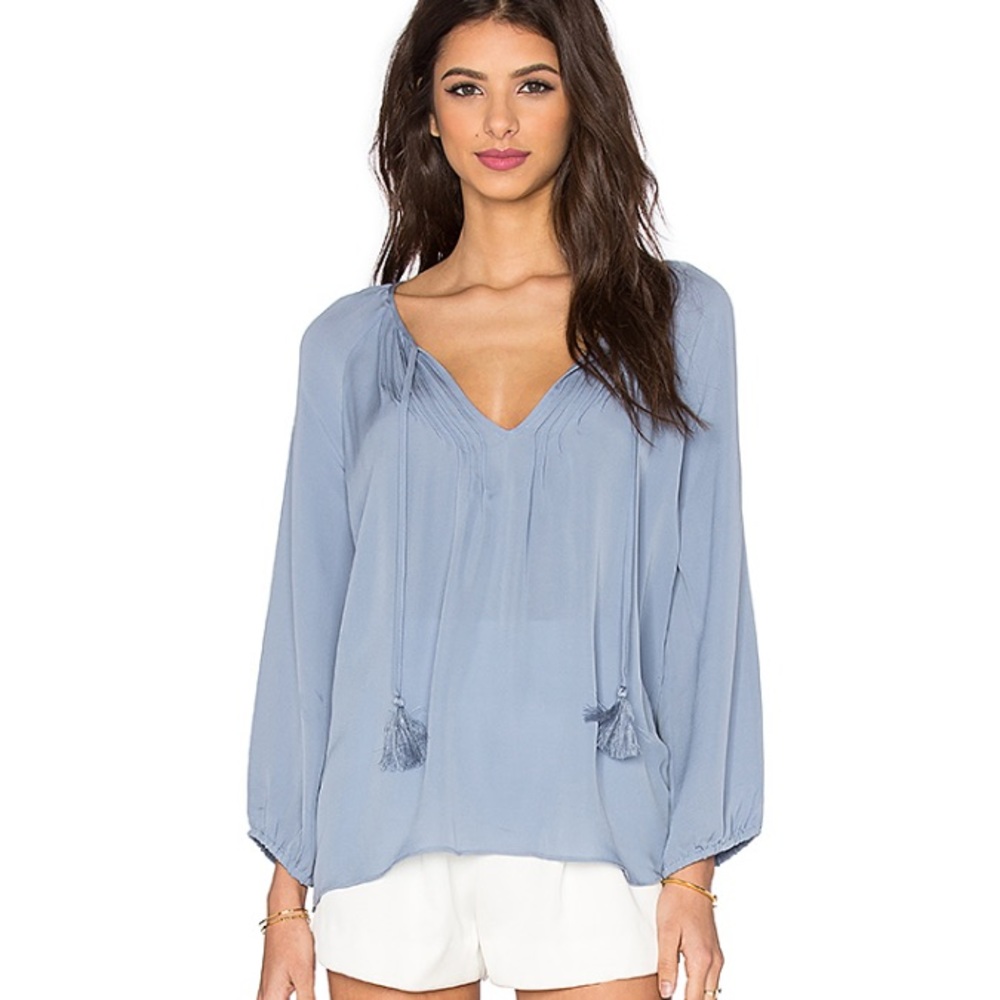❗️SOLD❗️Joie Georgette Silk Blouse in Daydream - Picture 1 of 8